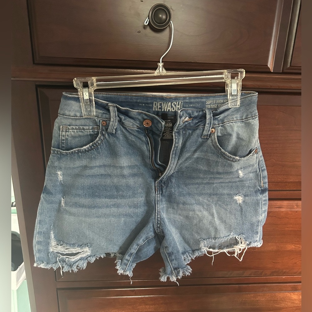 Rewash Super High Rise Vintage Denim Short